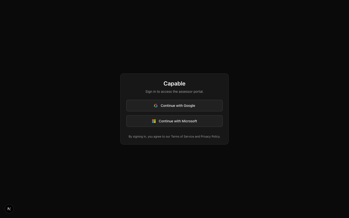 The trust and safety landing page — five trust commitments with current status against each.